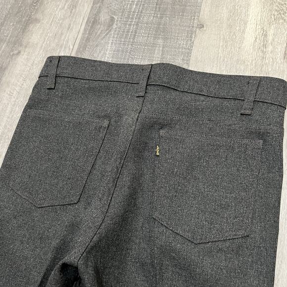 VTG Levis Sta Prest 517 Pants Salt Pepper Grey Rockabilly Dacron Trousers Sz 34 - Picture 5 of 7